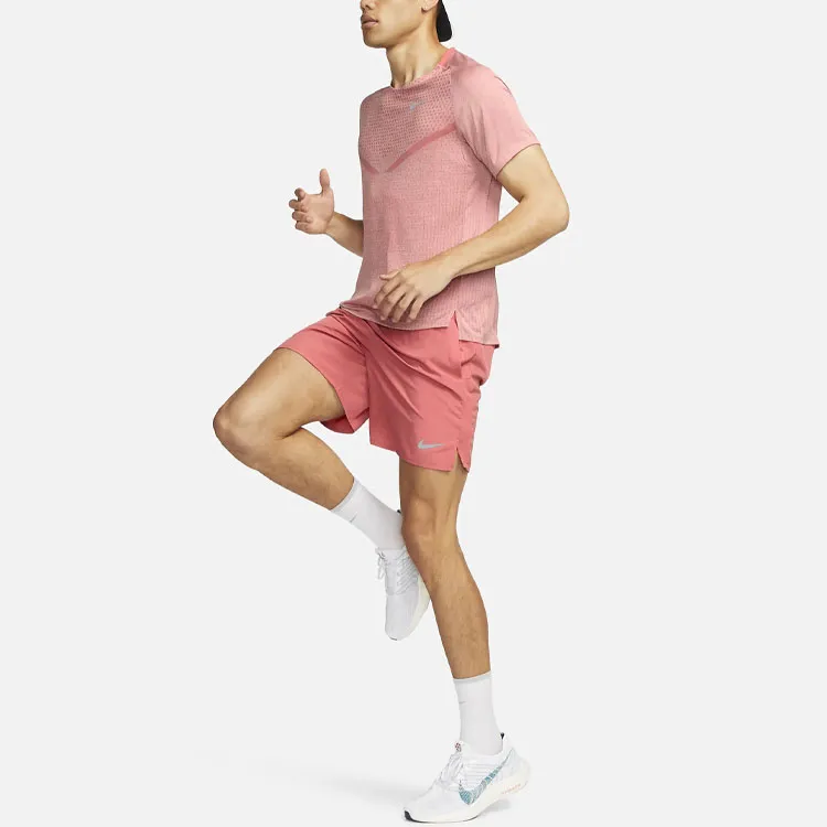 Nike T-Shirts Men Stardust Red-2