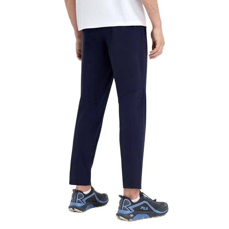 FILA Knitted Sports Pants Men's Royal Blue-4