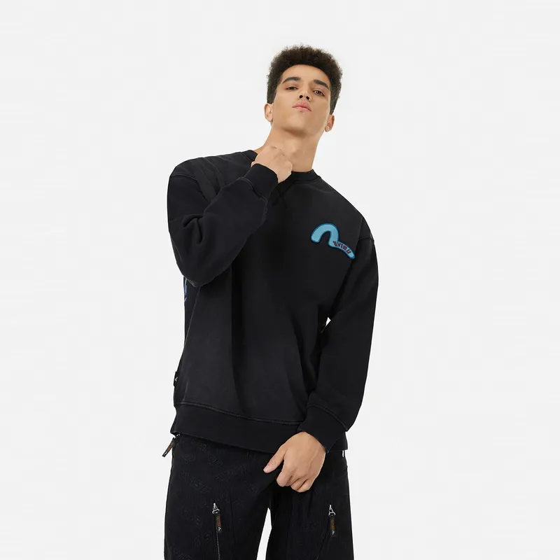 EVISU Sweatshirt Men's Dark Gray-2