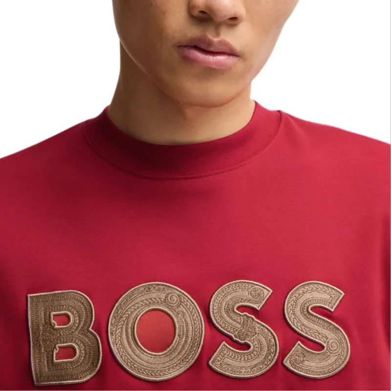 HUGO BOSS Sweatshirts Men Red-4