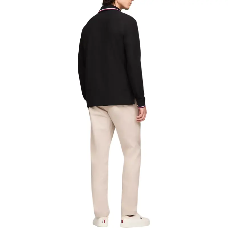 Tommy Hilfiger FW23 Polo Shirt Men's Black-2