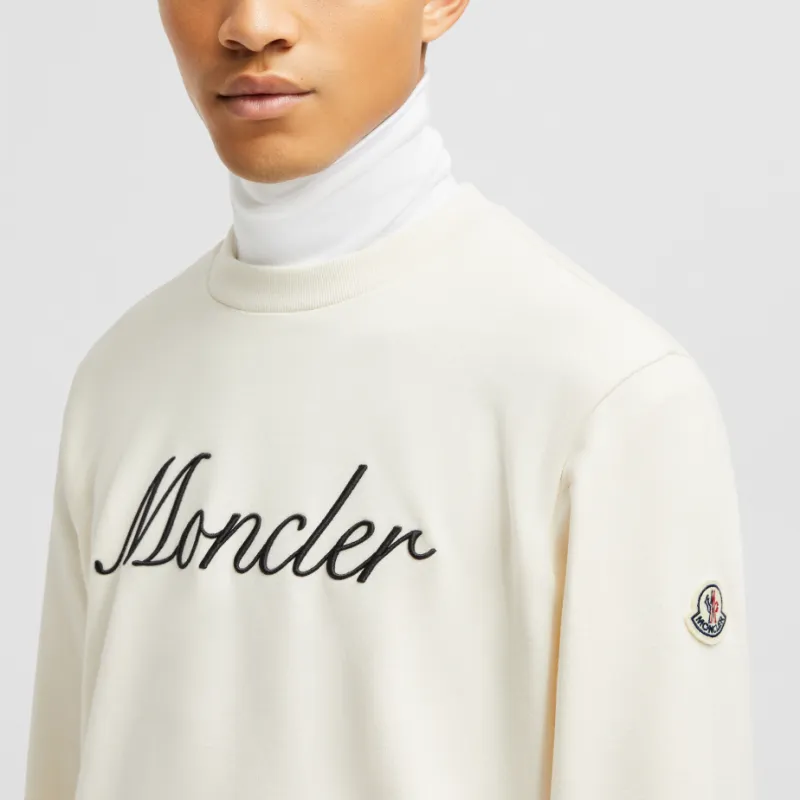 Moncler Logo Patch Crewneck Sweatshirt-4