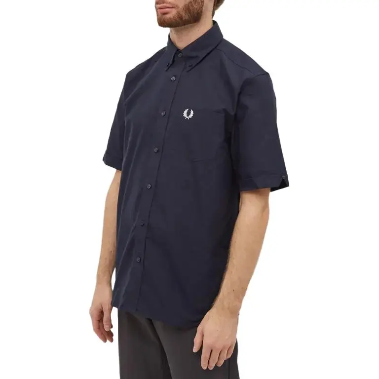 FRED PERRY Short sleeve Cotton Shirt-1