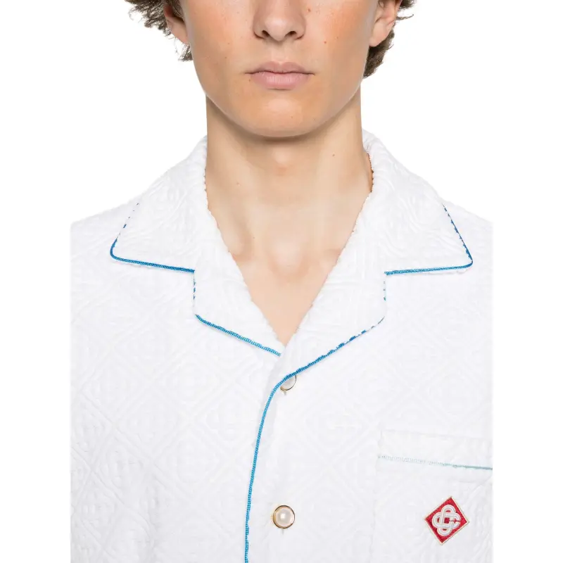 CASABLANCA Monogram Terry Shirt-4