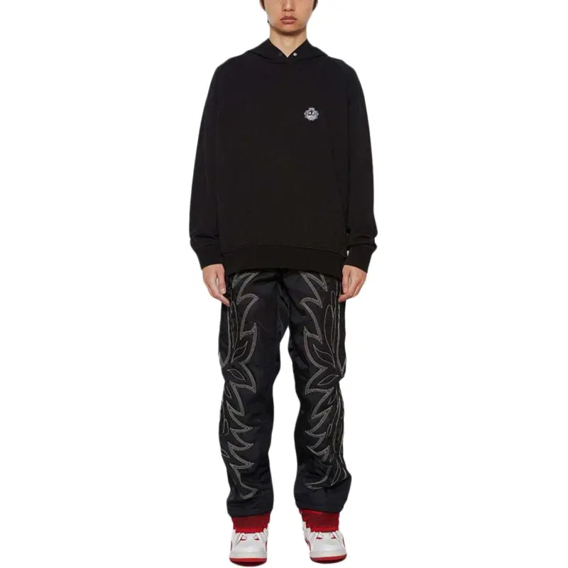 BALLY Motif Printed Drawstring Hoodie-2