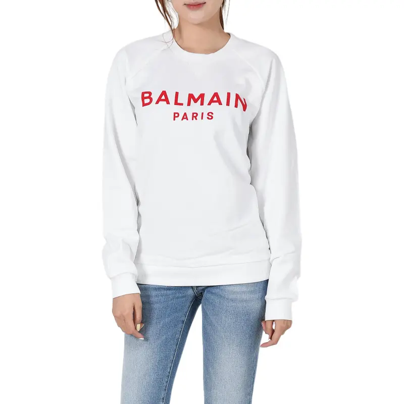 BALMAIN Sweatshirts Women's White-3