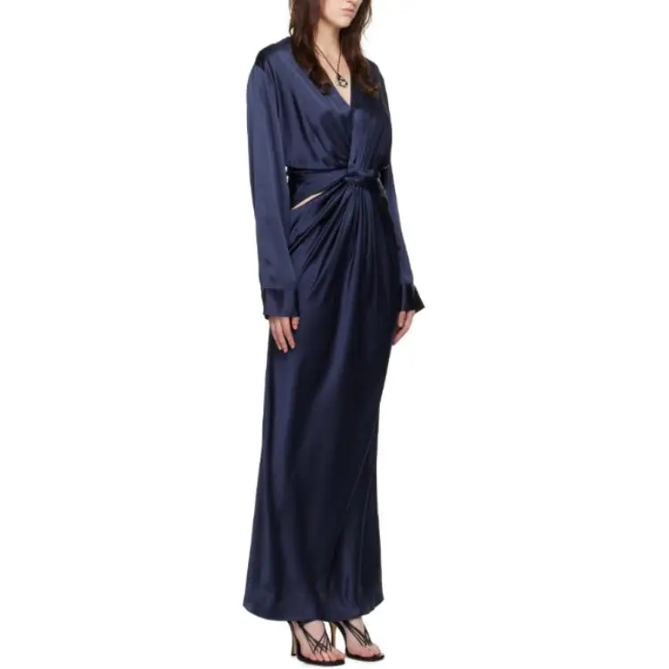 Christopher Esber Triquetra Twist Silk Maxi Dress-3