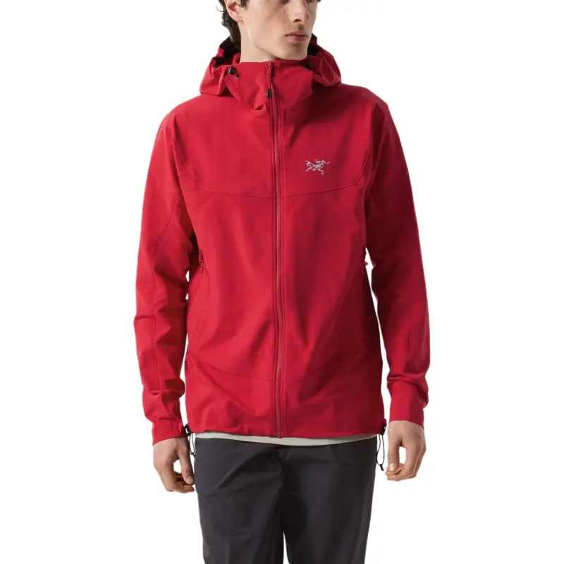Arcteryx BETA Waterproof, Windproof, UV Protection, Breathable, Abrasion Resistant Windbreaker Jacket Men's Vintage Red-1
