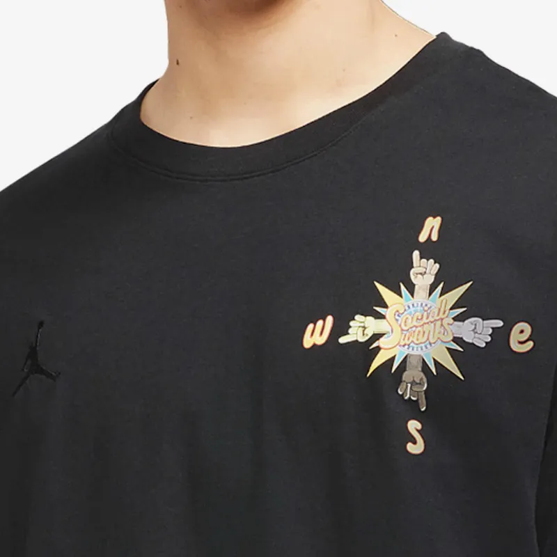 Jordan Sweatshirts Men Black-3