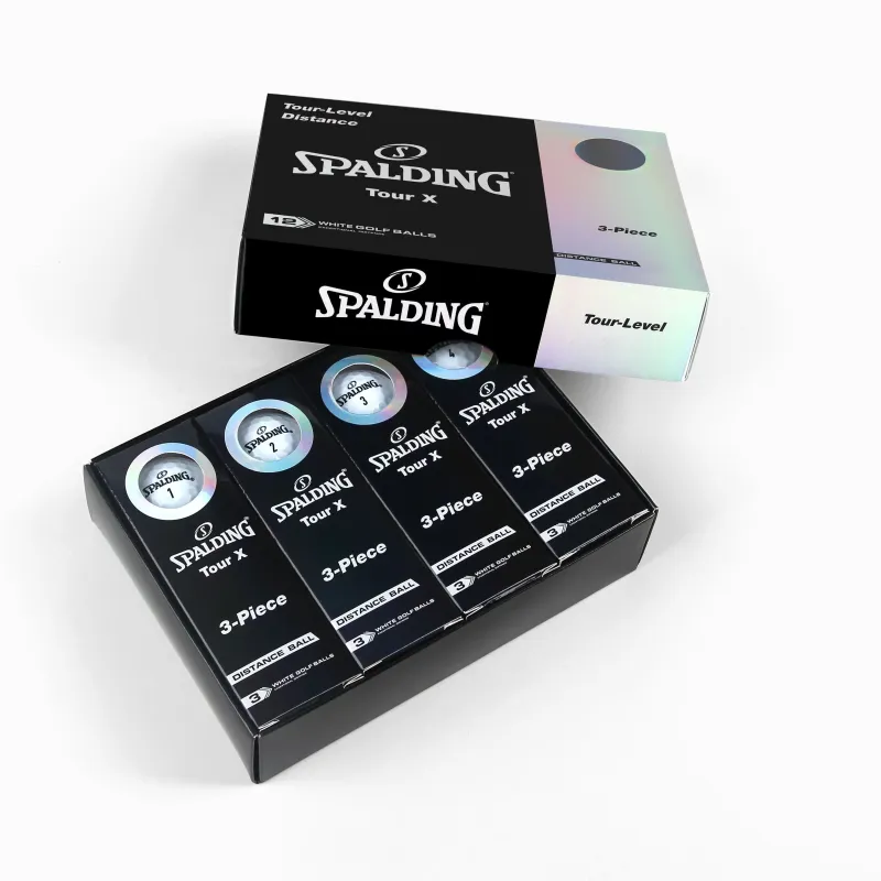 SPALDING Competition Balls Golf Ball Synthetic Rubber Unisex White-1