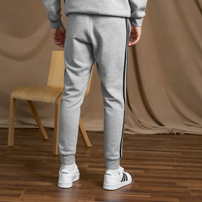 Adidas Knitted Sweatpants Men Gray-4