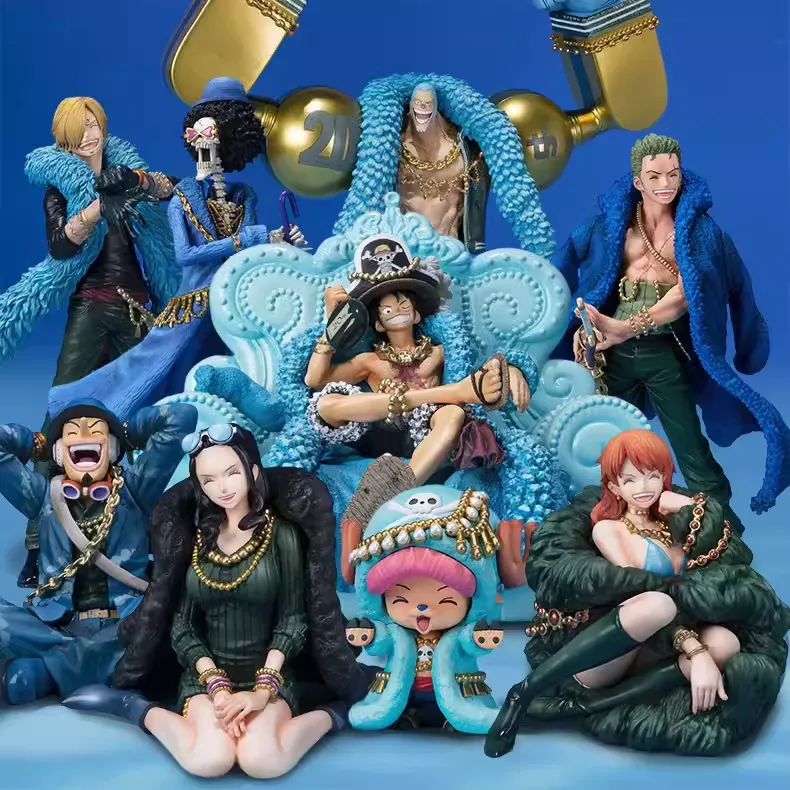 BANDAI Franky Bandai Zero One Piece 20th Anniversary Commemoration Scale Figures-3