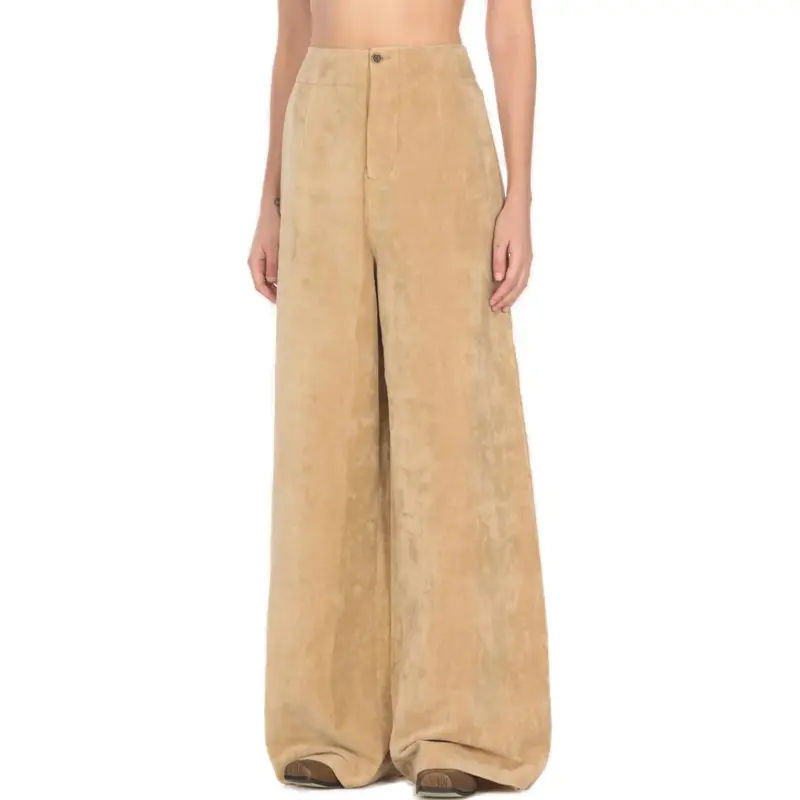 UMA WANG Velvet Wide Leg Pants-2