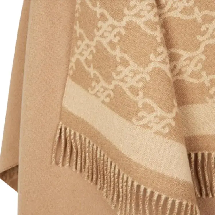 FENDI Fringed Detailed Poncho-3