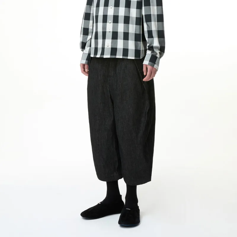 ADER ERROR FW24 Jeans Unisex Dark Marine Blue-3