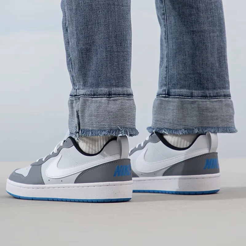 Nike Court Borough Low Recraft 'Platinum Cool Grey Photo Blue' GS-2