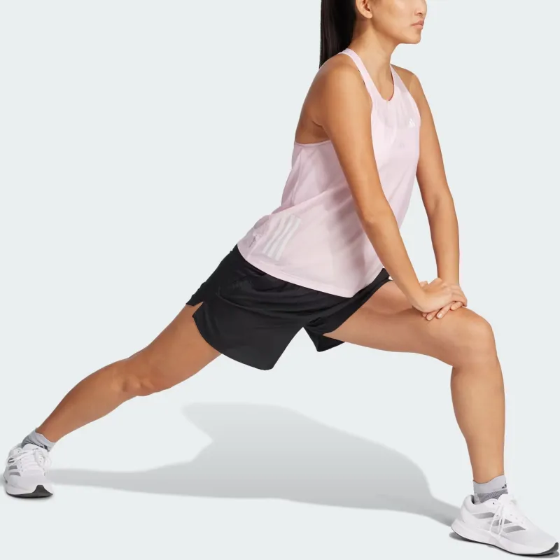 Adidas Own The RunAEROREADY Sport Vests Women's Transparent Pink-3