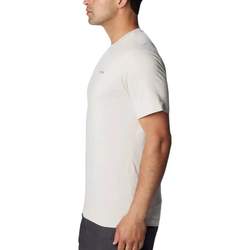 Columbia T Shirt Men's Gray White-2