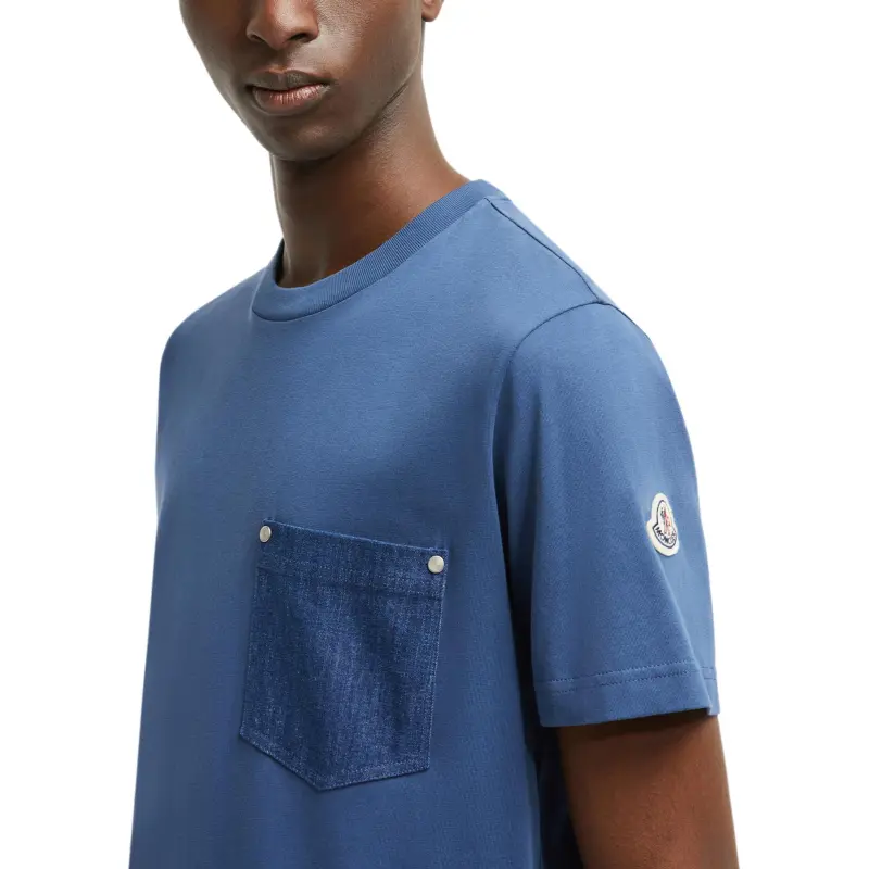 Moncler Logo patch T shirt-4