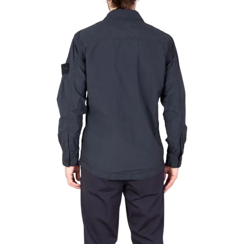 STONE ISLAND Ghost Collection Shirt Men's Marine Blue-7
