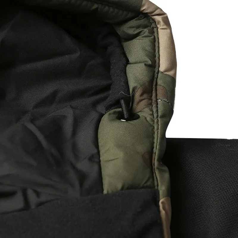 Jack Wolfskin Down Jacket Men's Black/Sand Dune Pattern-4