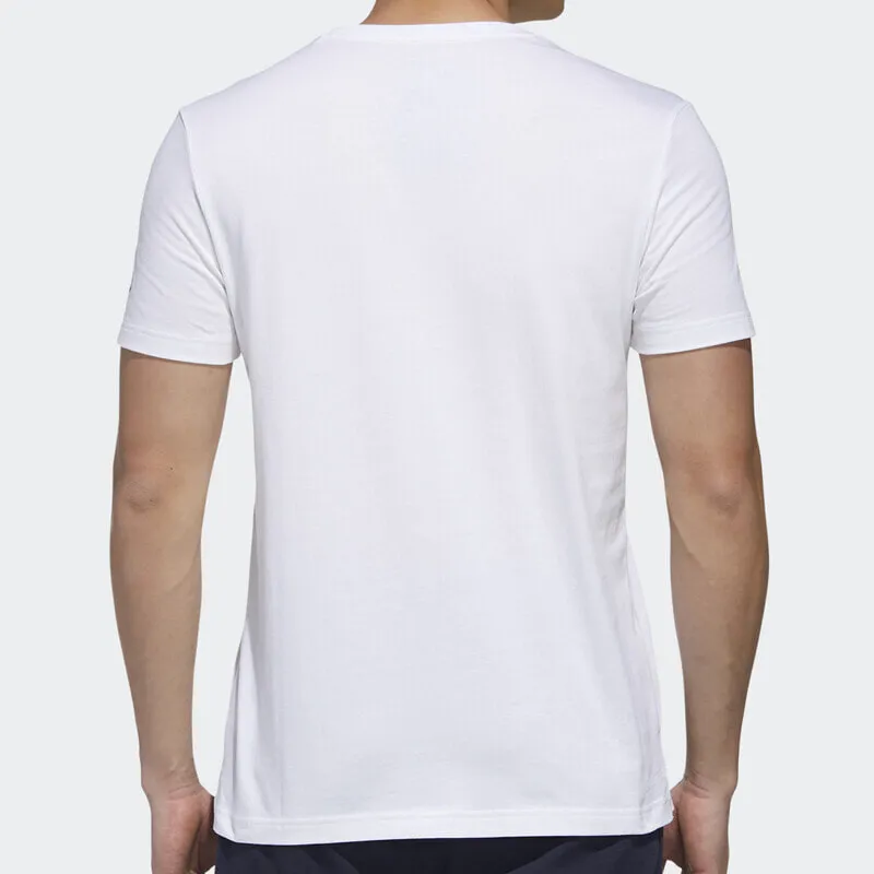 Adidas T Shirts Men White-4