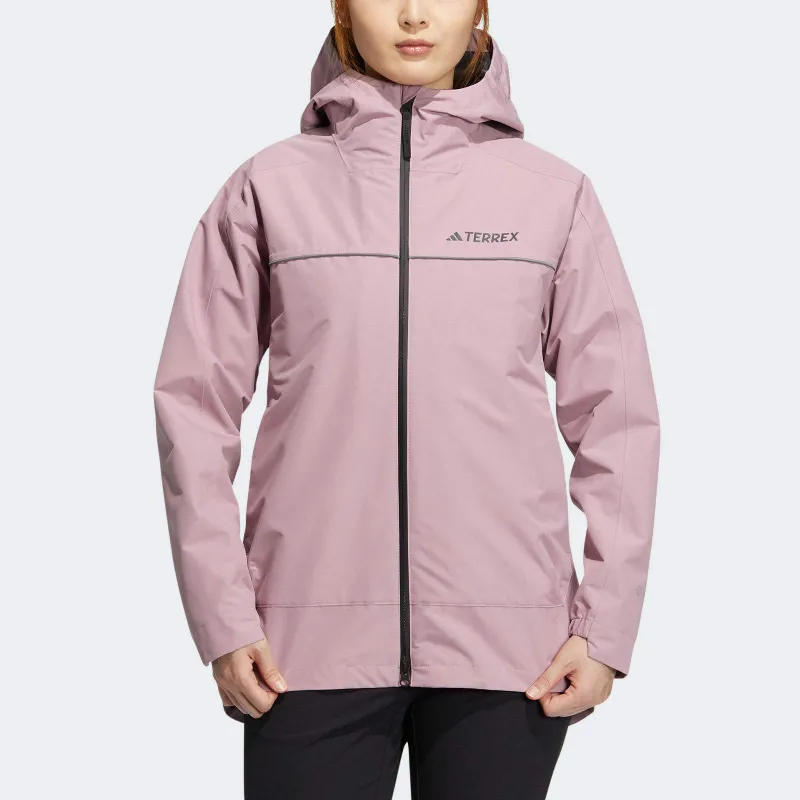 Adidas Windbreaker Jackets Women's Magical Purple Pink-1