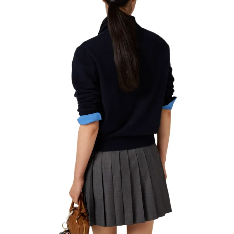 MIU MIU Cashmere Polo Shirt-2