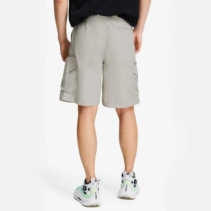 LiNing China Li Ning Casual Shorts Men Gray-5