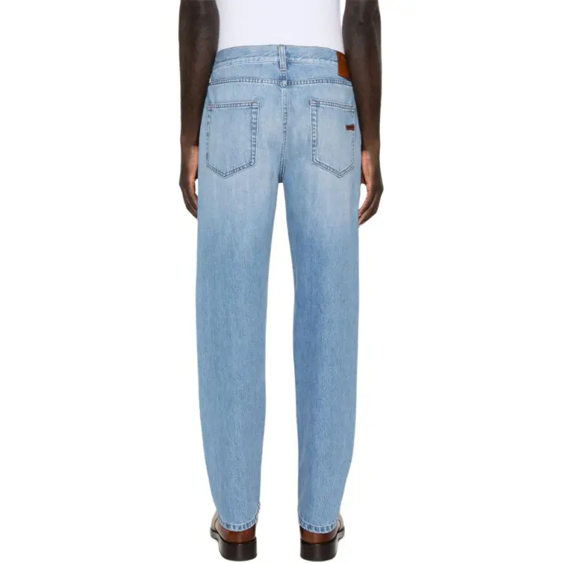 Ermenegildo Zegna Logo Patch City Jeans-2
