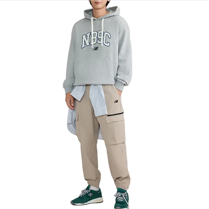 New Balance Casual Pants Men's Dark Khaki-3