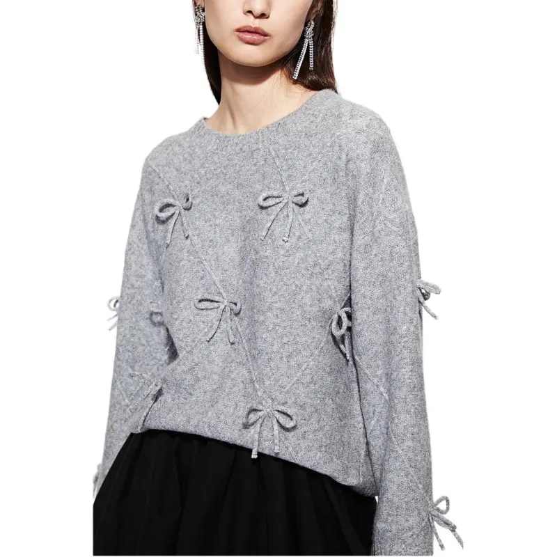 H&M New Year Sweaters Women's Mixed Gray-1