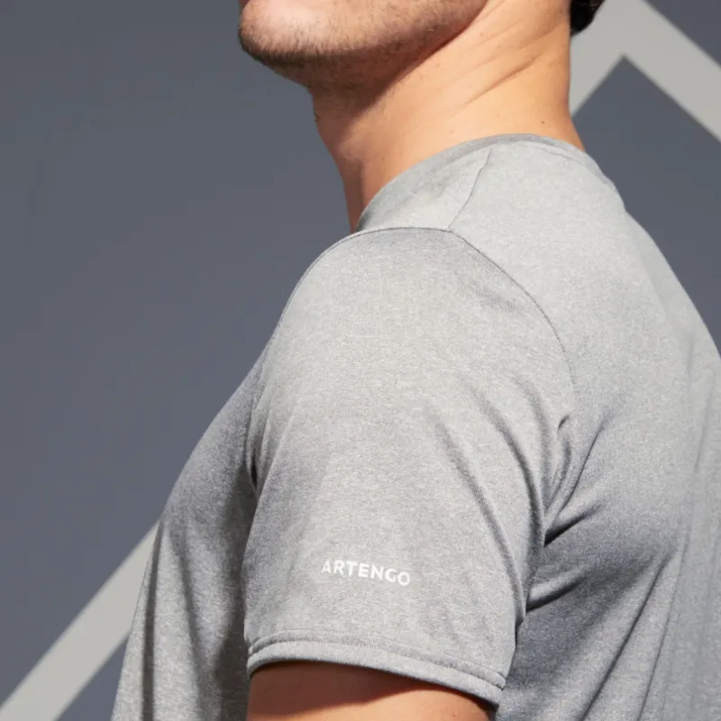 DECATHLON T Shirt Men's Lead Gray-3