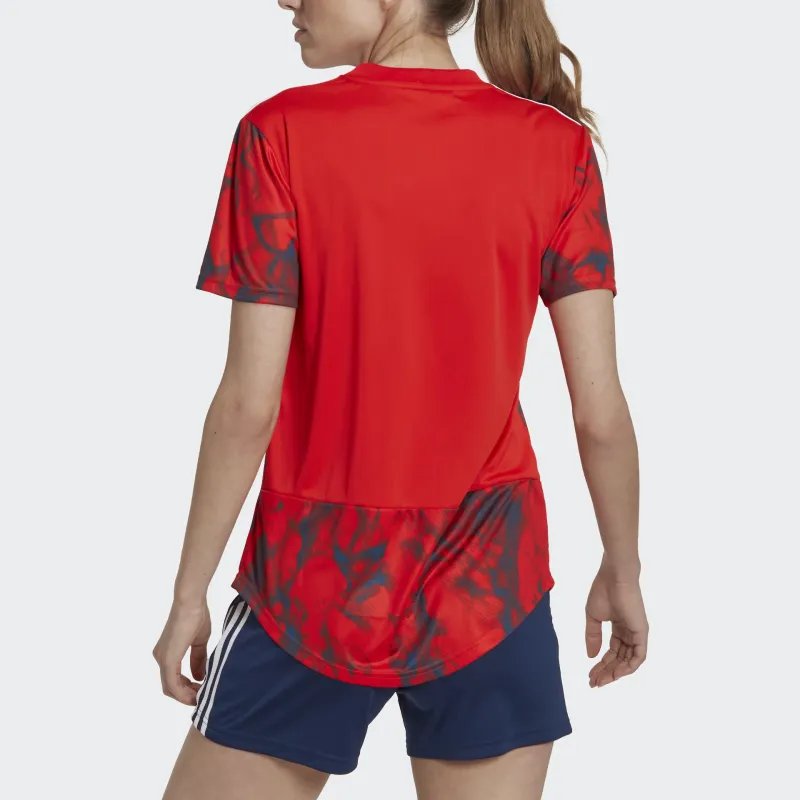 Adidas Olympique Lyonnais 22/23 Away Jersey Soccer Jerseys Women's Energetic Red-3