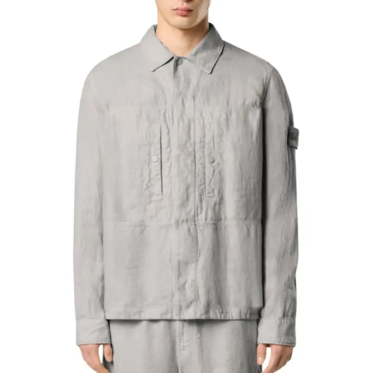 STONE ISLAND Linen Shirt-4