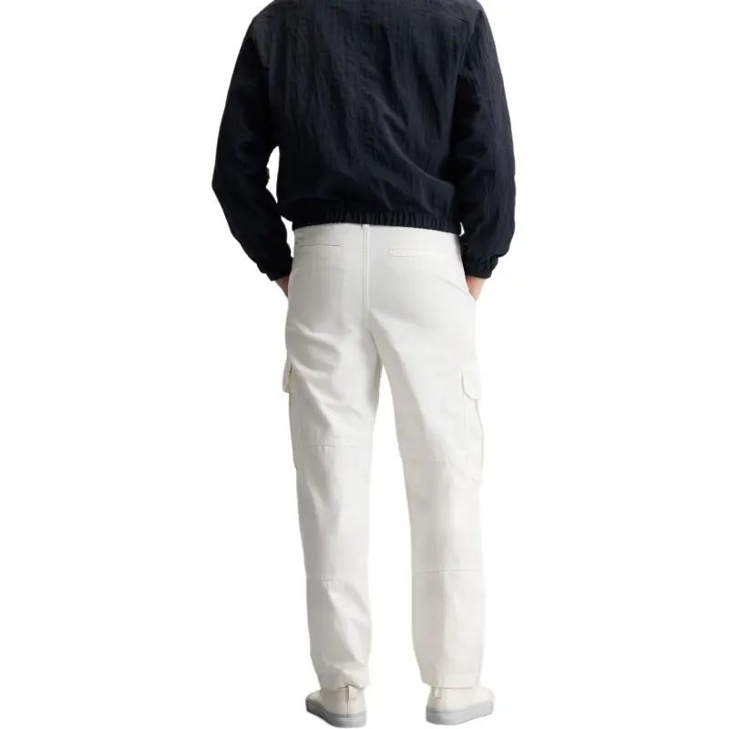 ZARA Cargo Pants Men's Frosted White-4