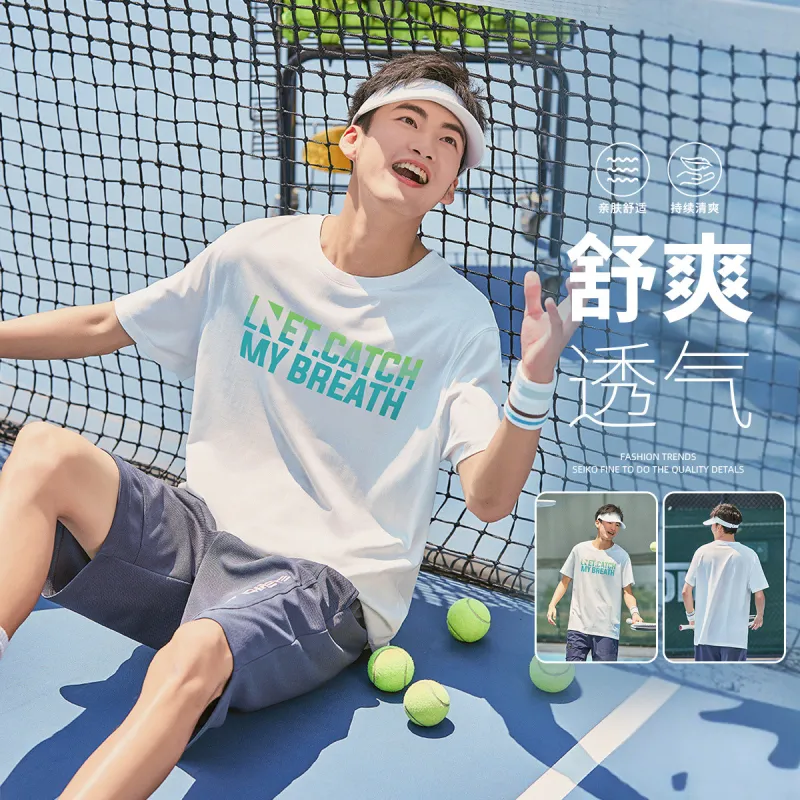 Tonlion T Shirts Men White-7