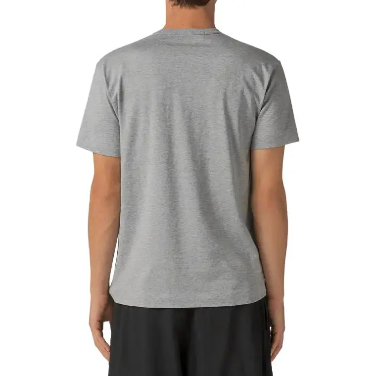 CDG Play T Shirt Unisex Top Gray-2