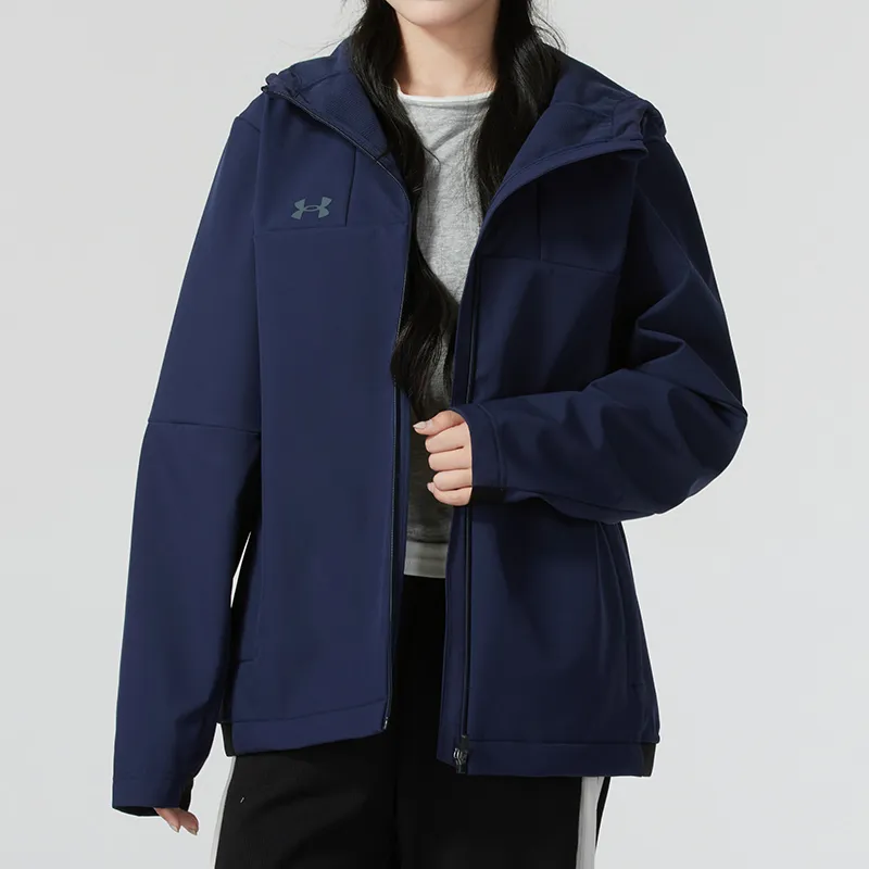 Under Armour Jackets Coats Unisex Navy Blue-4