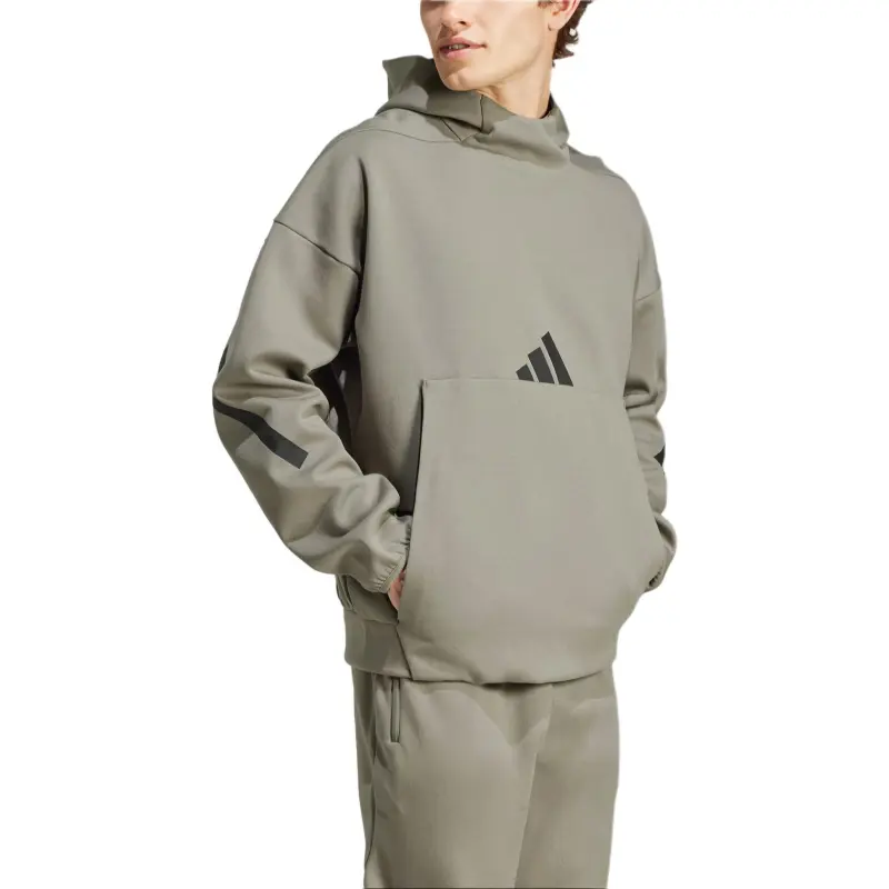 Adidas Zne Hoodie Sweatshirt Men's Earth Brown-3