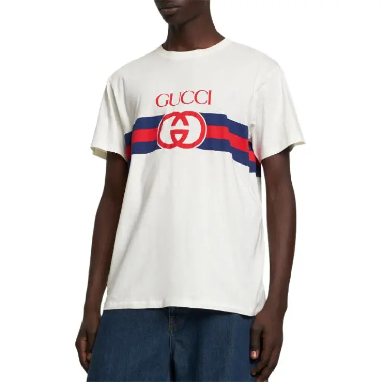 GUCCI T-Shirts Men White-1