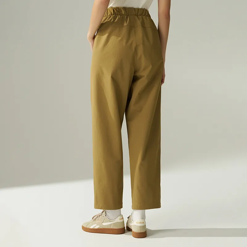 Reebok Casual Pants Unisex Yellow Khaki-2