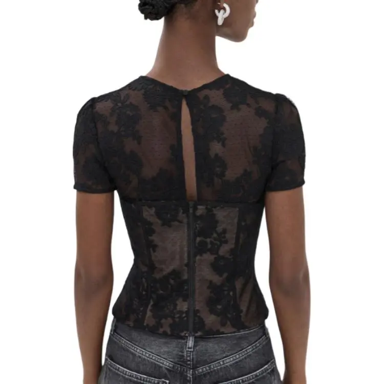 Self portrait Lace Bustier style Top-1