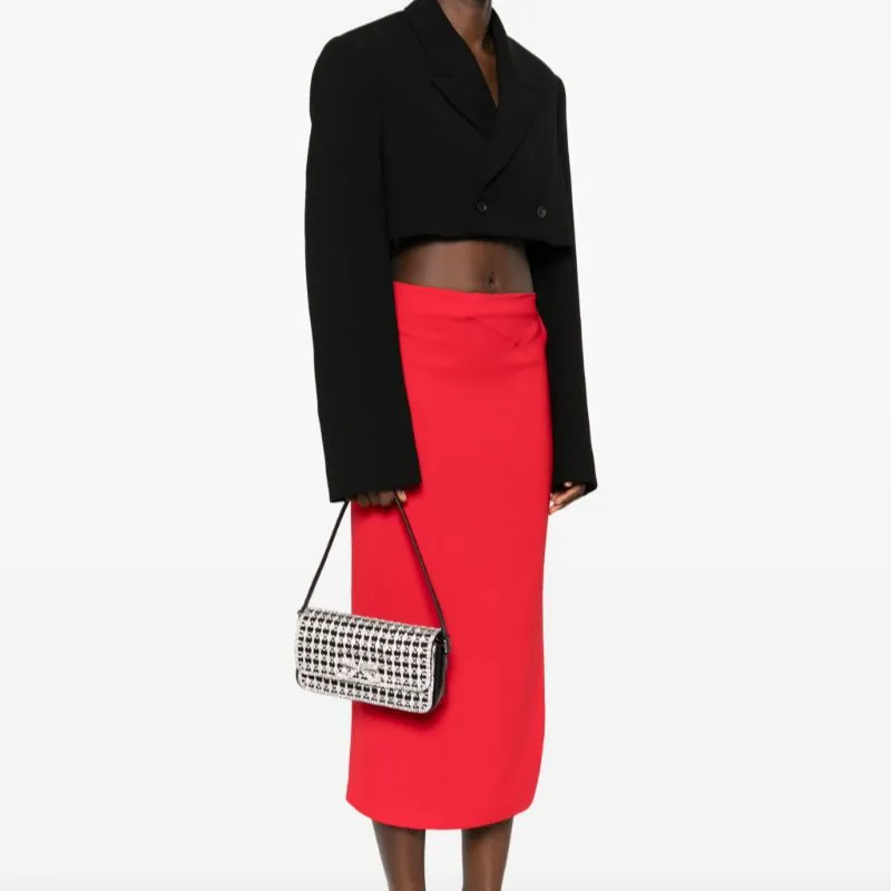 Self portrait Crystal embellished Shoulder Bag-4