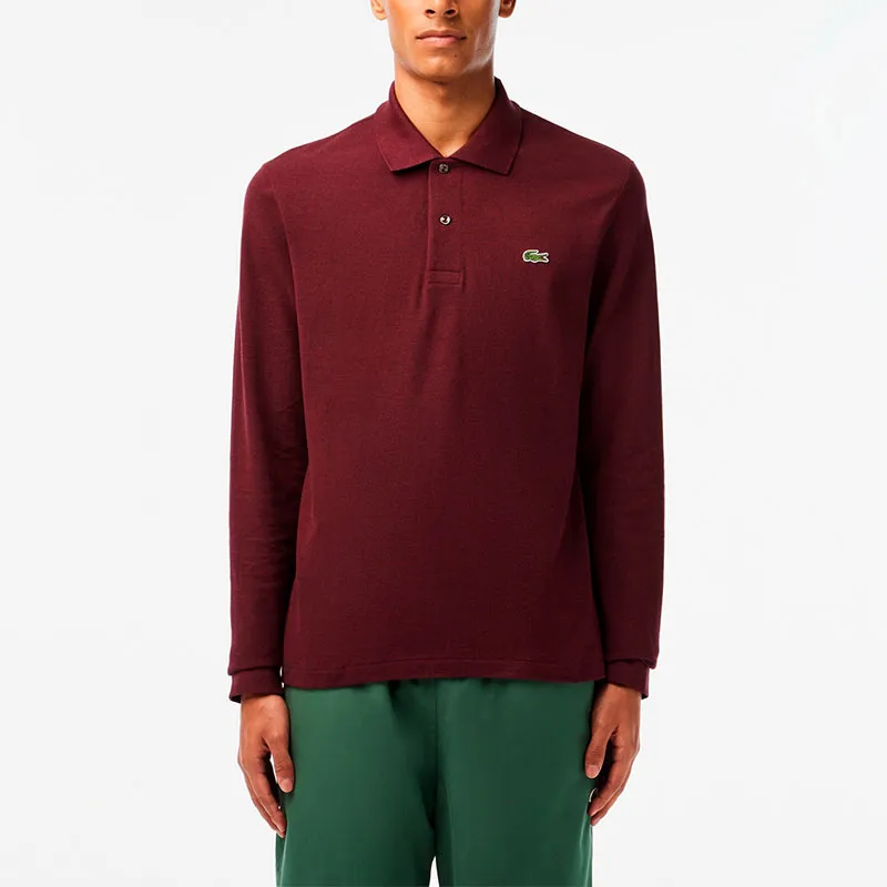 LACOSTE Polo Shirt Men's Burgundy-2