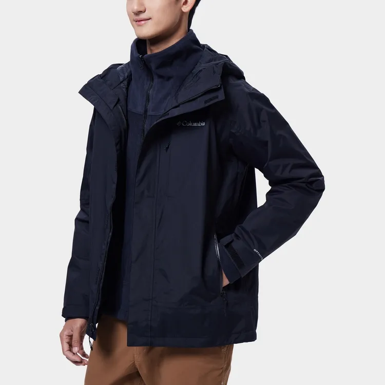 Columbia Waterproof And Windproof Windbreaker Jacket Men's Orange-7