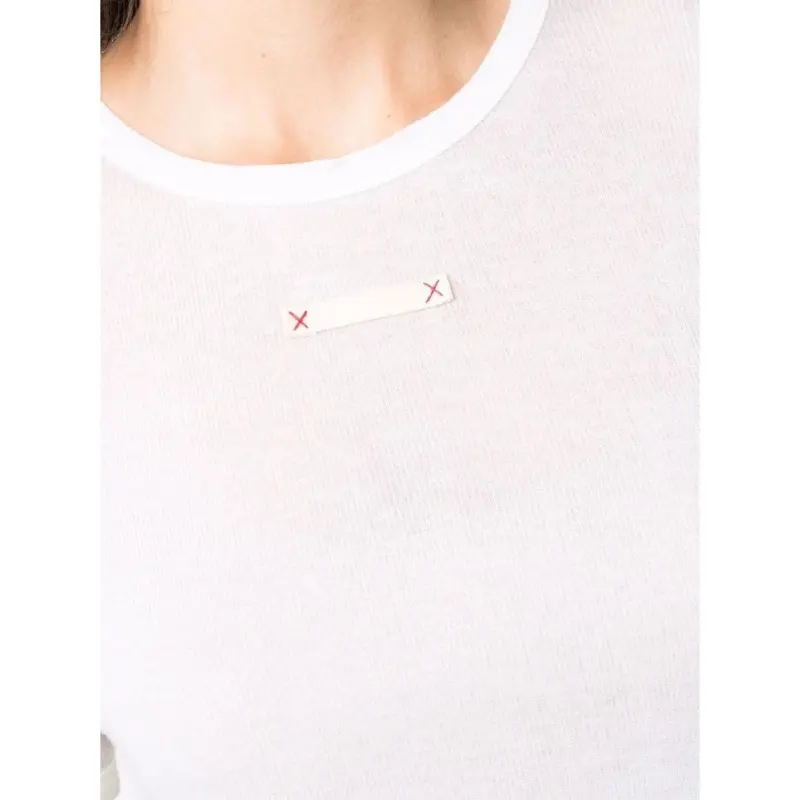 Maison Margiela Signature Patch Crewneck T Shirt-4
