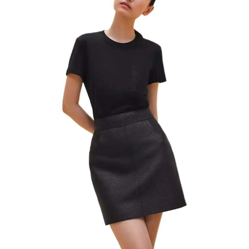 HERMES T Shirts Women's Black-2