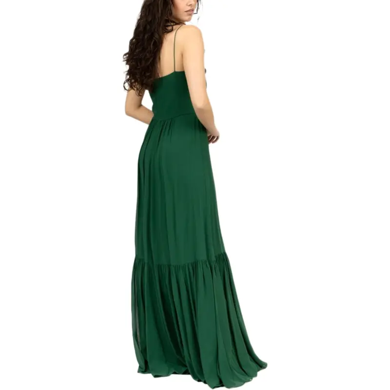 MaxMara Studio Slip Dress Women's Green-3