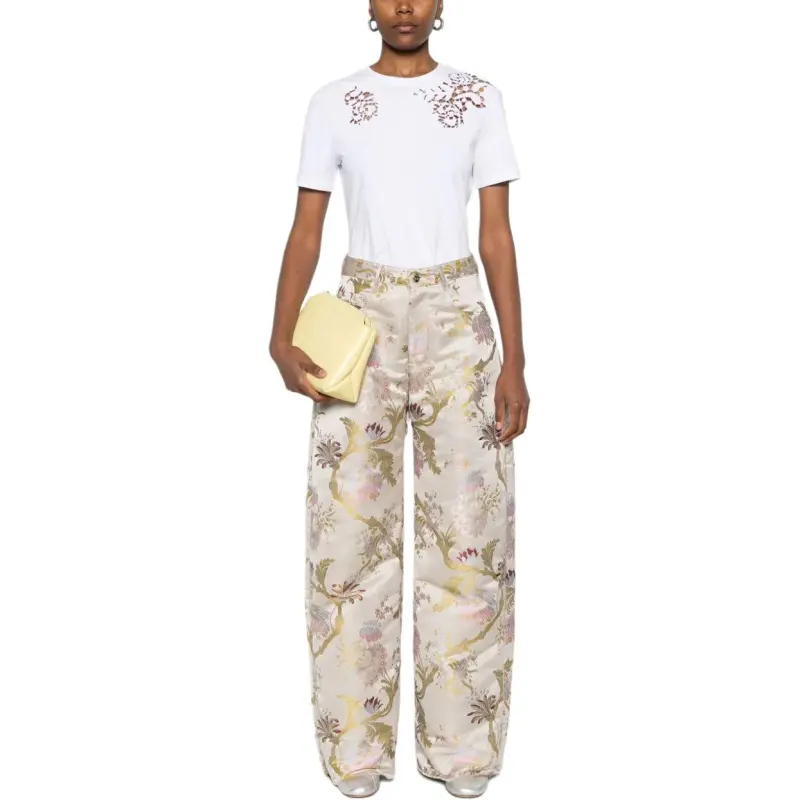 ERMANNO SCERVINO Guipure lace T shirt-1